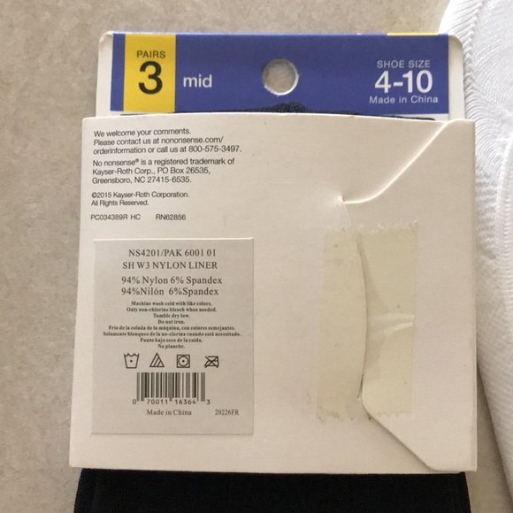 NWT! Woman’s Liners Sock Bundle of 9 prs. - Picture 5 of 7